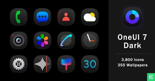 OnePro Dark – Icon Pack