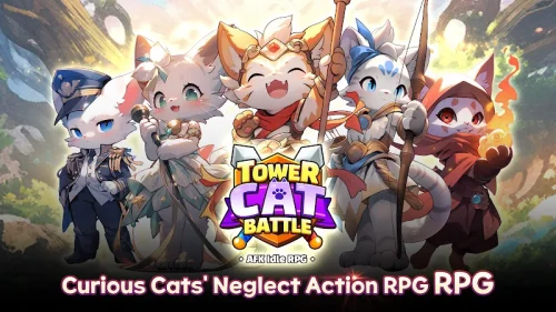 Tower Cat Battle: Idle Cat RPG