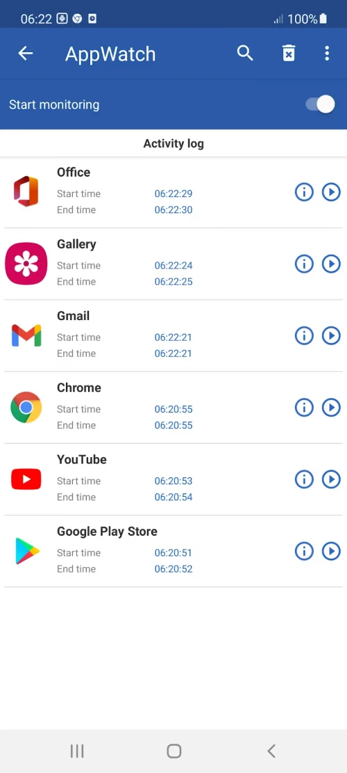 Appwatch : Anti pop-up ads