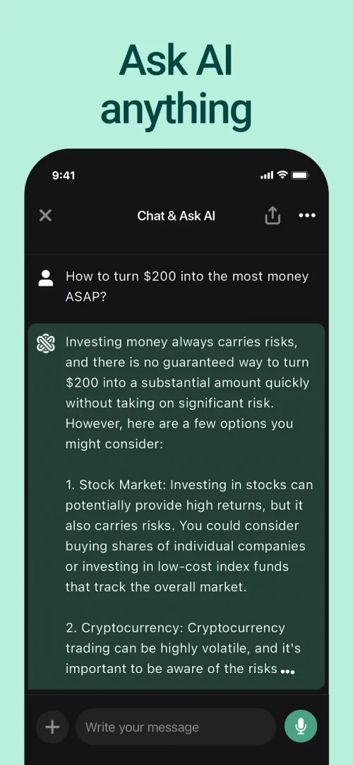 Ask AI – Chat with AI Chatbot