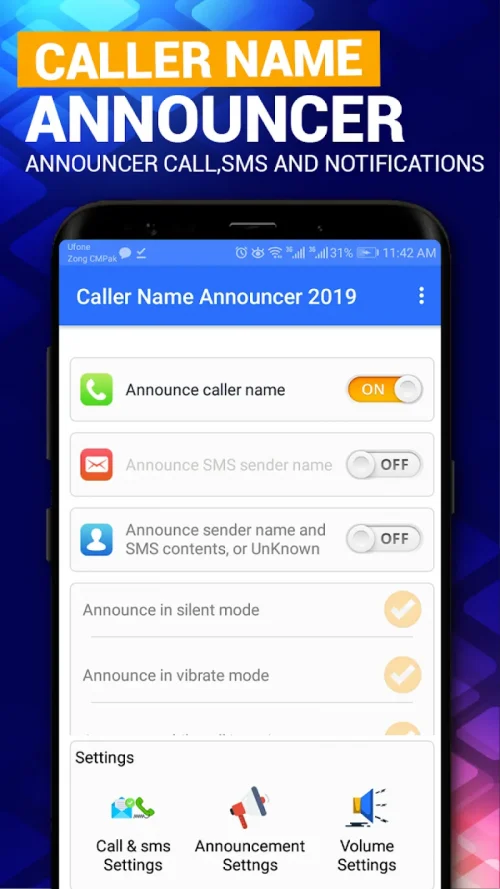 Auto Caller Name Announcer