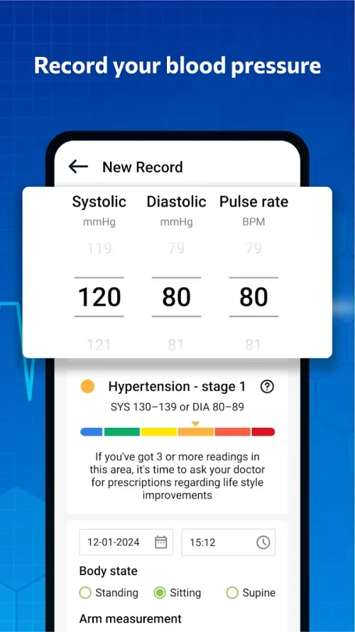 Blood pressure – Blood Sugar