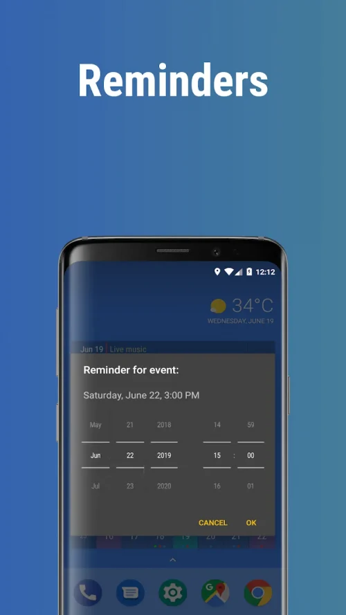 Calendar Widget: Month/Agenda