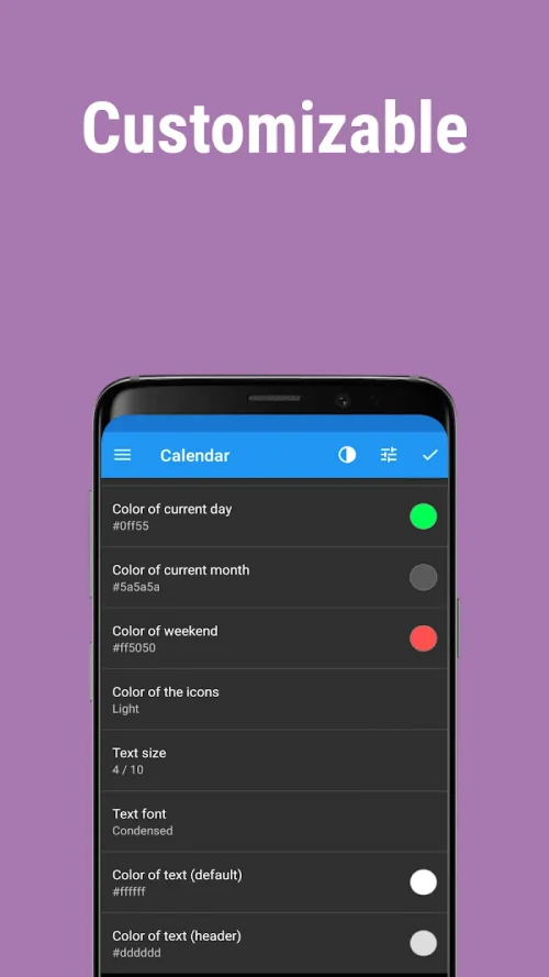 Calendar Widget: Month/Agenda