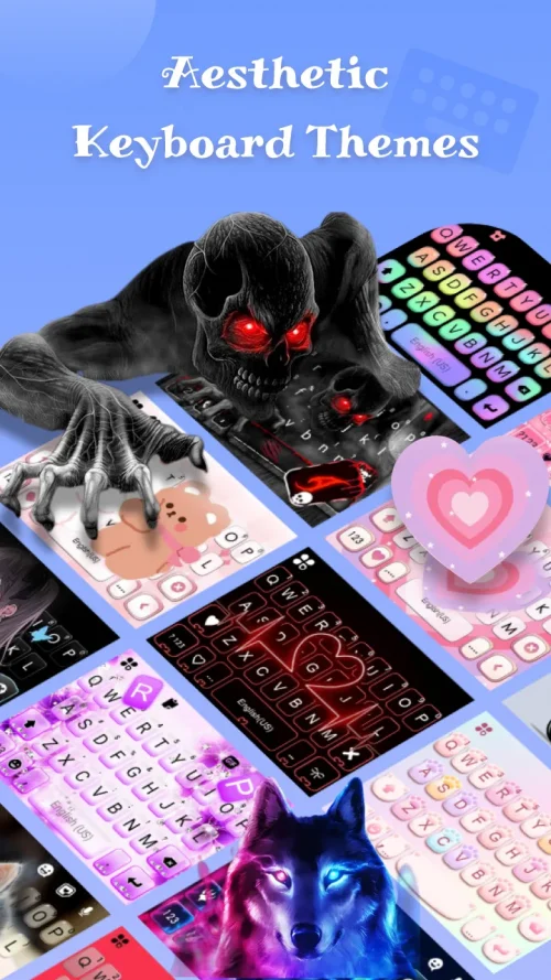 Emoji keyboard – Themes, Fonts