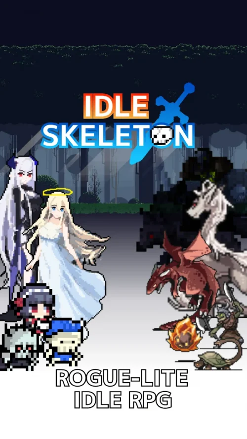 Idle Skeleton – Pixel RPG