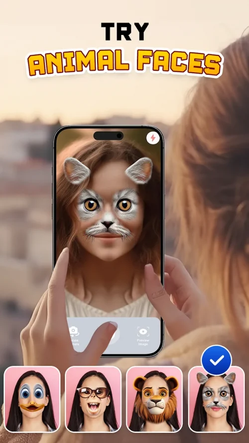 Live Funny Face Camera