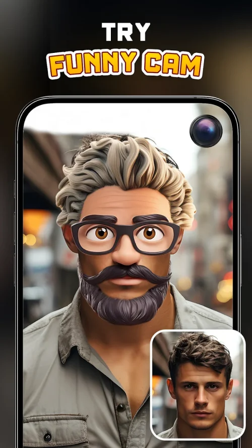 Live Funny Face Camera