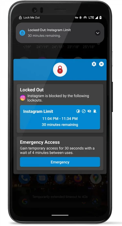 Lock Me Out – App/Site Blocker