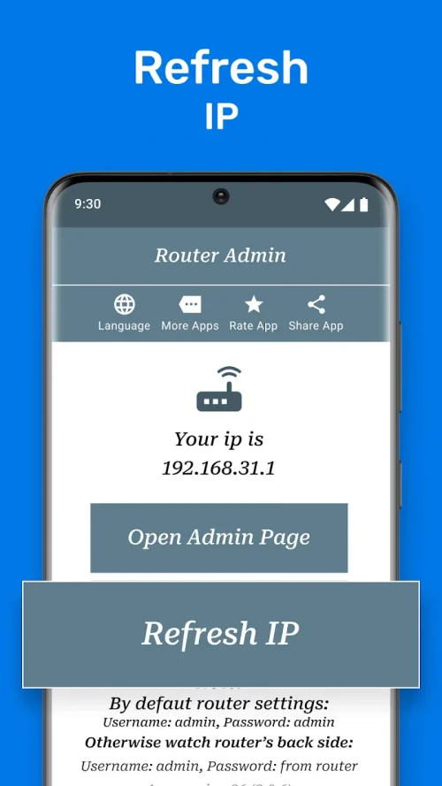 Router Admin Page