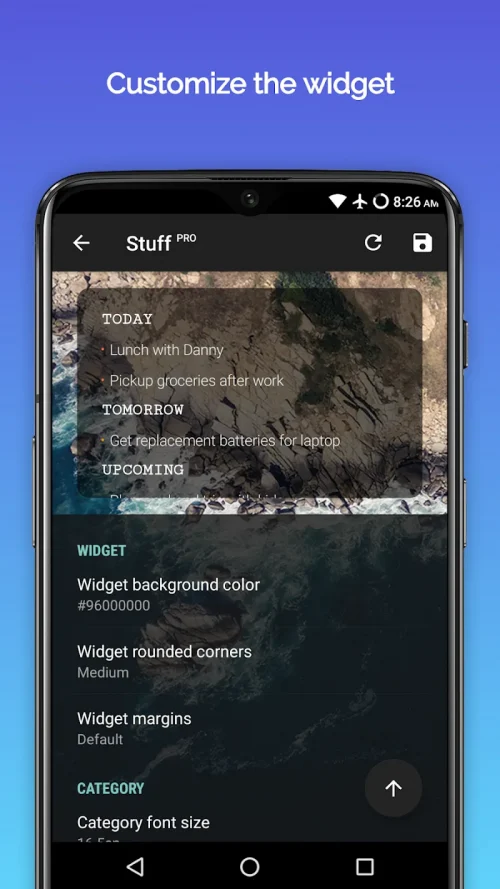 Stuff – To Do List Widget