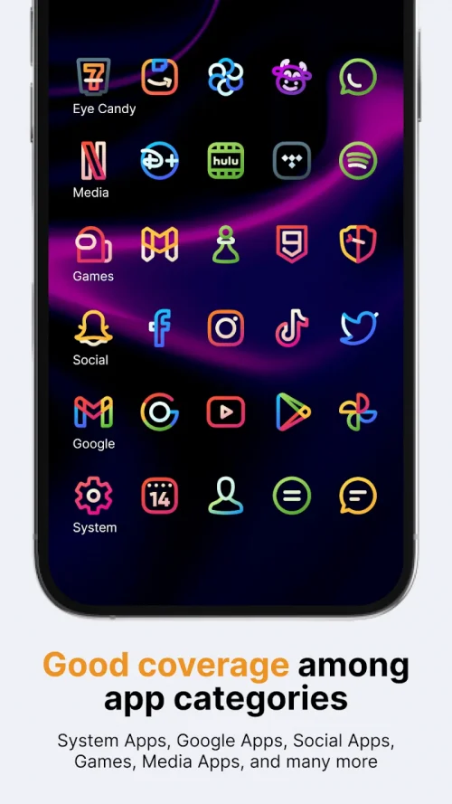 Aline: bold linear icon pack