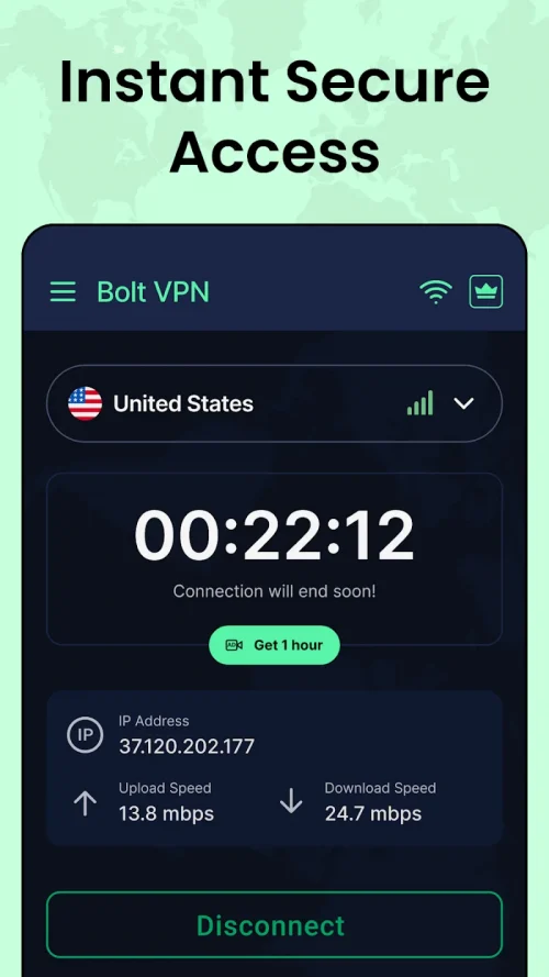 Bolt VPN – Super VPN Proxy