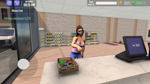 Gym Simulator 3D Fitness Store