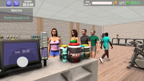 Gym Simulator 3D Fitness Store