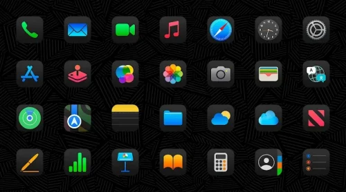 iDarkOS 18 – Icon Pack
