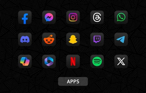 iDarkOS 18 – Icon Pack