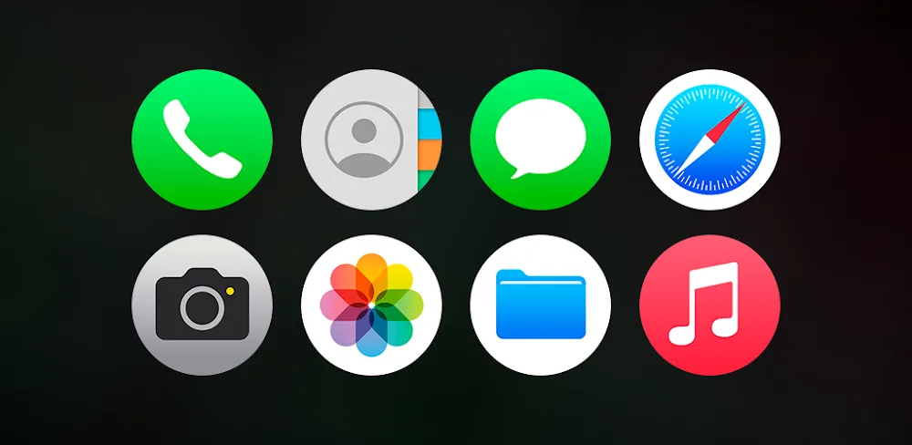 iPear Pro – Icon Pack (Round)