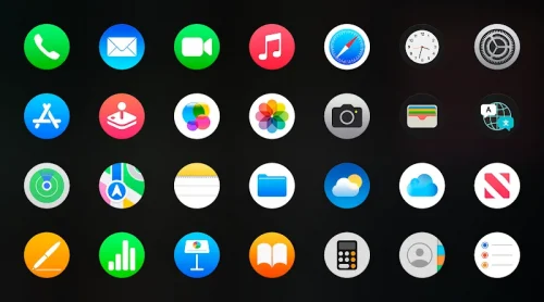 iPear Pro – Icon Pack (Round)