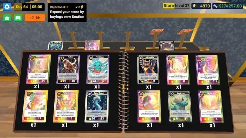 Manage TCG Card Mart Simulator