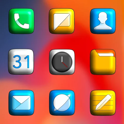 MIUl 3D – Icon Pack