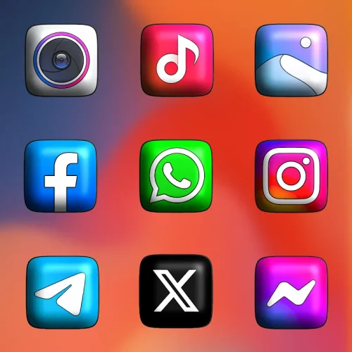 MIUl 3D – Icon Pack