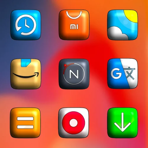 MIUl 3D – Icon Pack