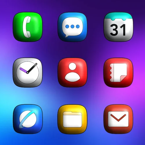 One UI 7 3D – Icon Pack