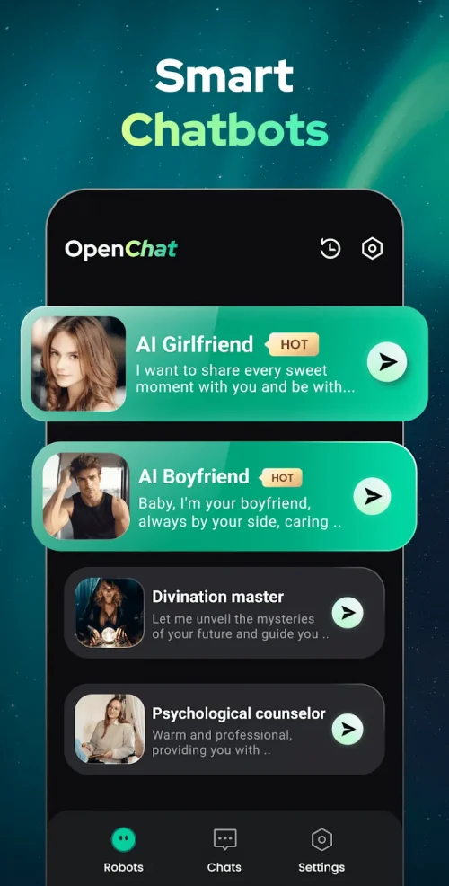 Open Chat – AI bot app