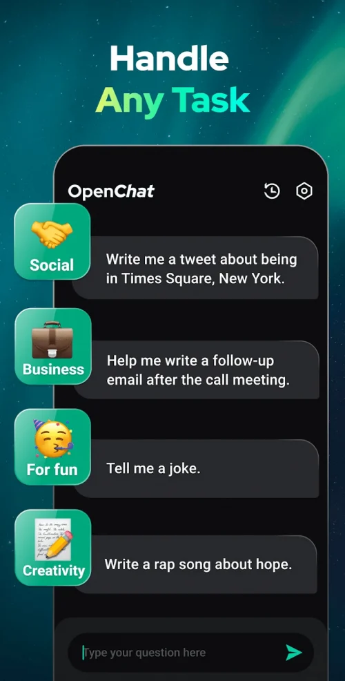 Open Chat – AI bot app