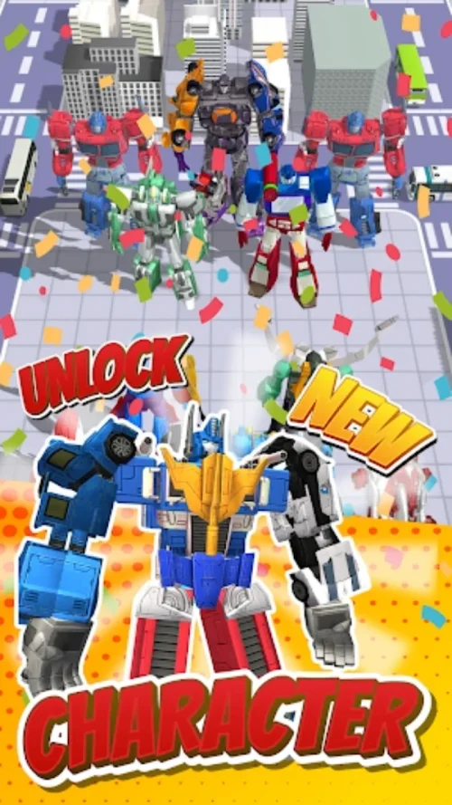 Superhero Robot Monster Battle