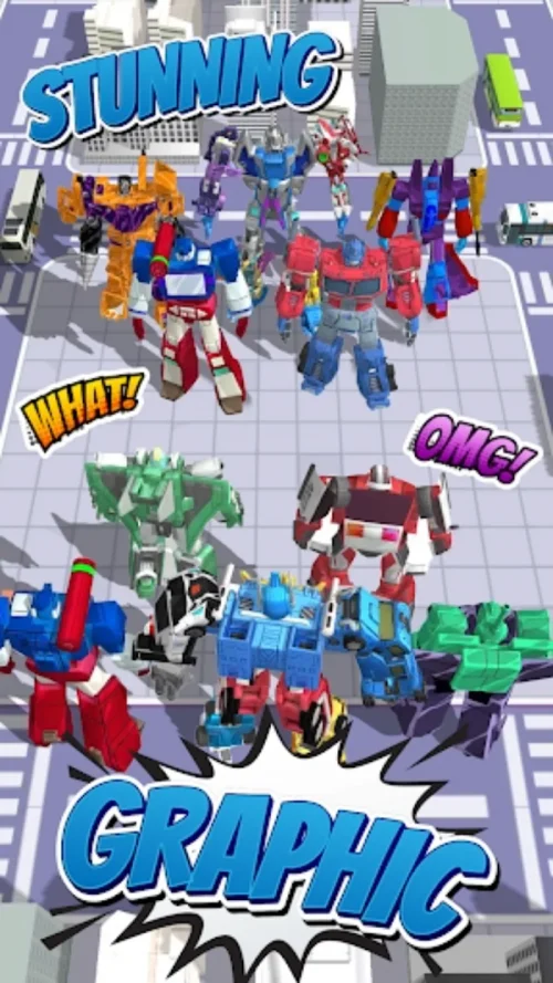 Superhero Robot Monster Battle