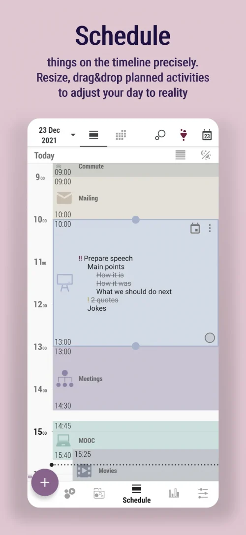 Time Planner: Schedule & Tasks