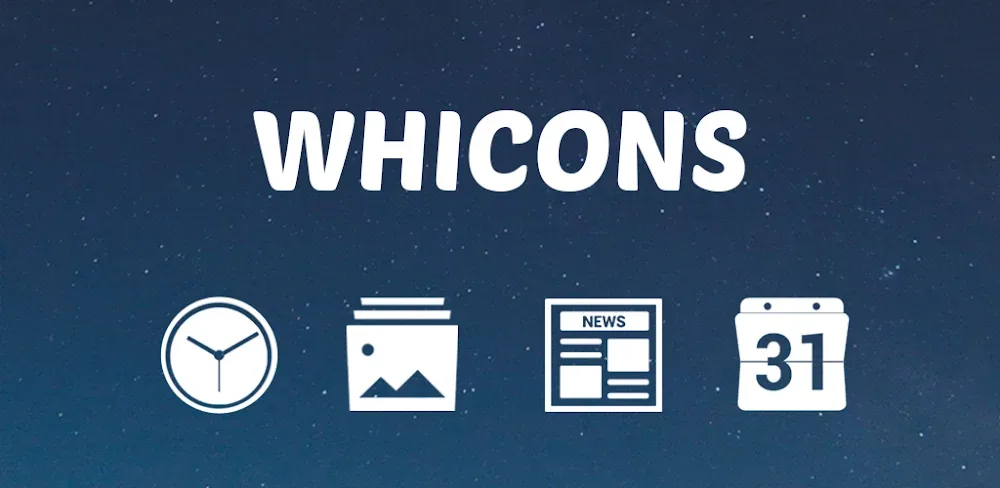 Whicons – White Icon Pack