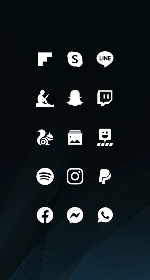 Whicons – White Icon Pack