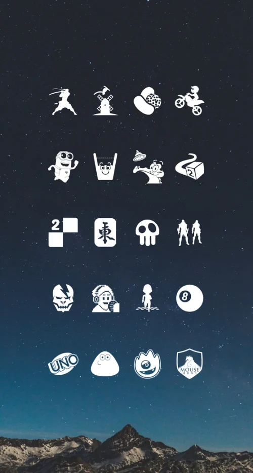 Whicons – White Icon Pack
