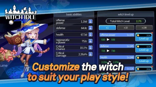 Witch Idle – 4320 Summonable