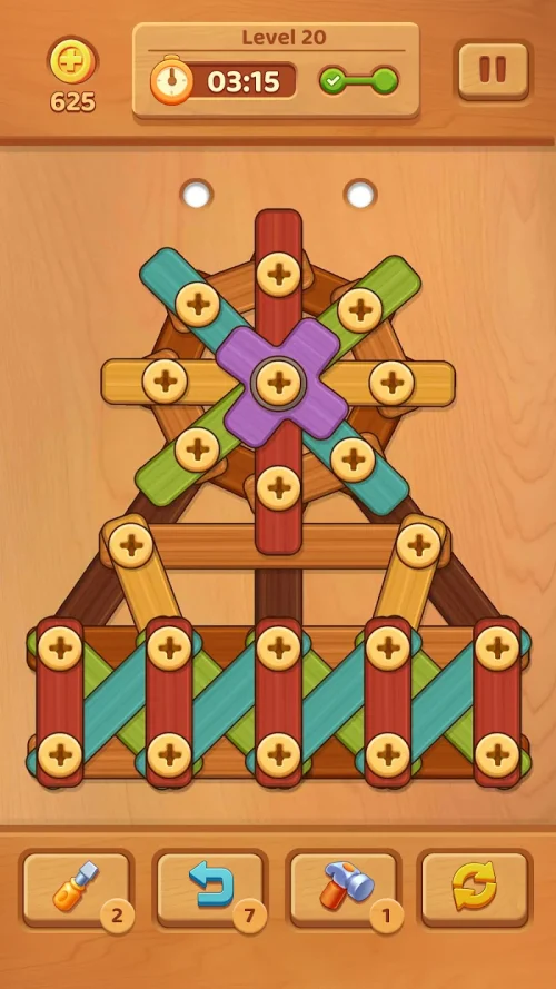 Wooden Screw: Nuts and Bolts