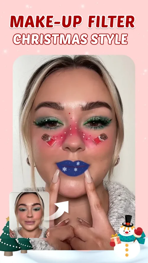 XmasAI: Makeup Filter App