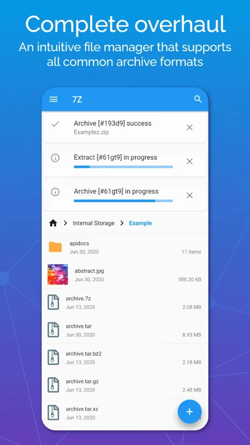 7Z: Zip 7Zip Rar File Manager