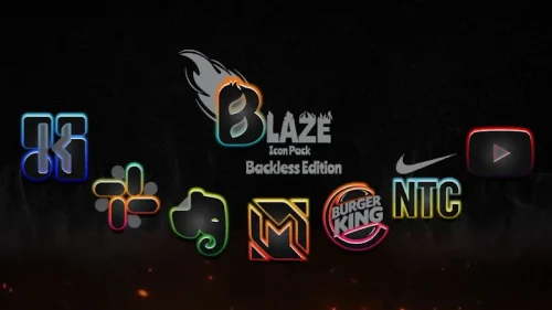 Blaze Backless Icon Pack
