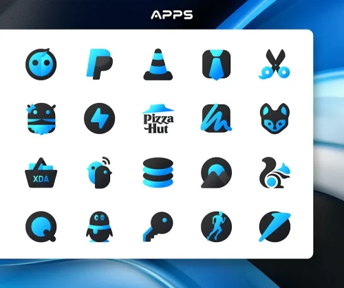 Blue Icon Pack : LuXBlue