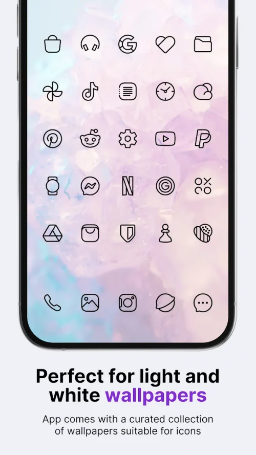 Caelus Black: linear icon pack