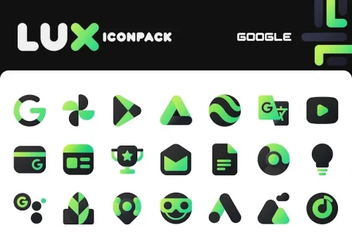 Green Icon Pack : LuX
