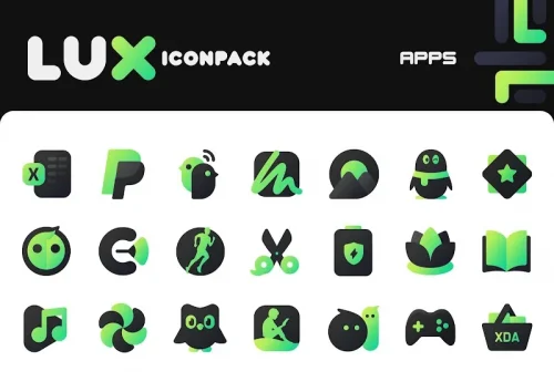 Green Icon Pack : LuX