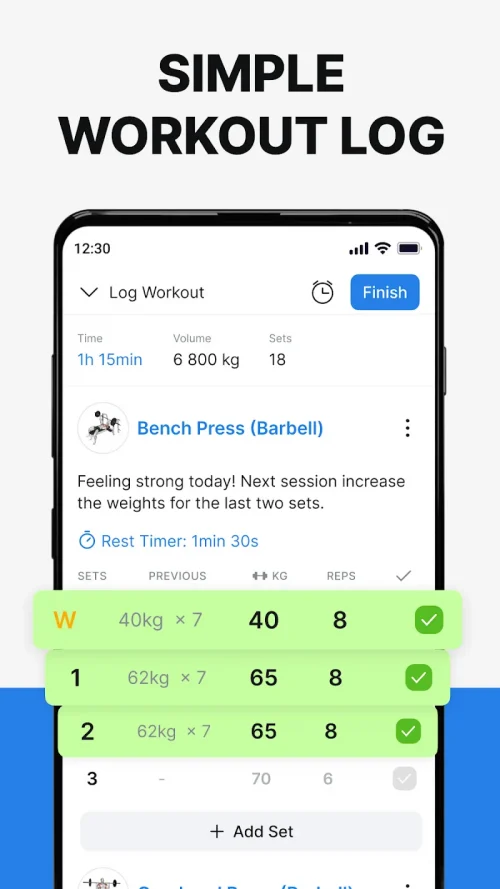 Hevy – Gym Log Workout Tracker
