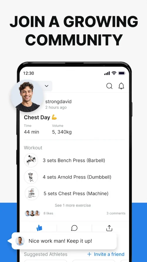 Hevy – Gym Log Workout Tracker