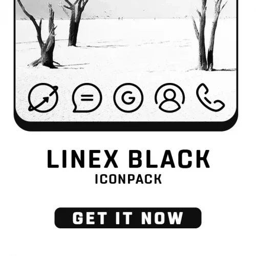 LineX Black Icon Pack