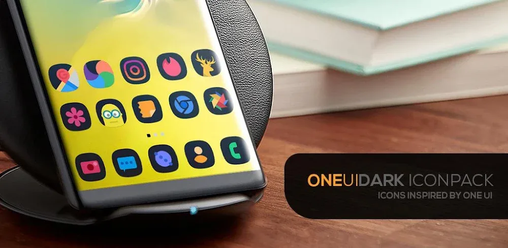 ONE UI DARK Icon Pack (OneUI Dark)