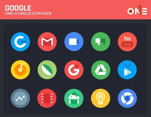 OneUI Circle Icon Pack